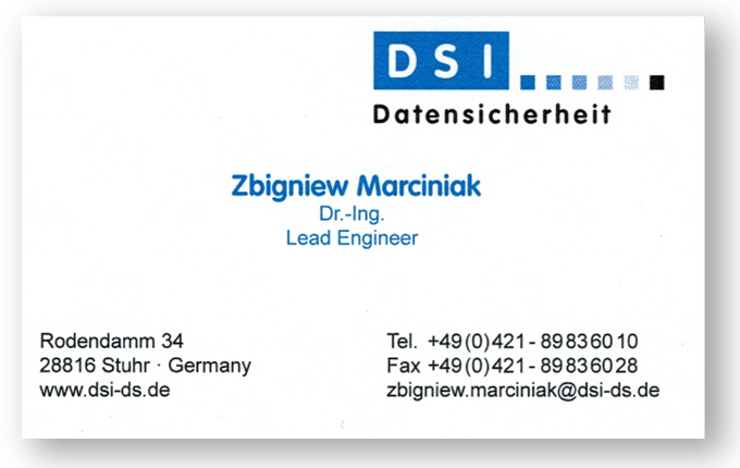 DSI Datensicherheit